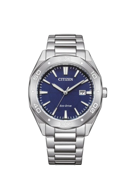 Citizen BM7631-52L Eco-Drive Çelik Kordon Çelik Kasa 10 ATM Suya Dayanıklı Metalik Renk Erkek Kol Saati ürün görseli 1