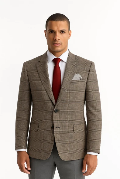 Erkek Tek Ceket Regular Fit - Resim 2