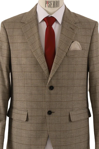 Erkek Tek Ceket Regular Fit - Resim 4