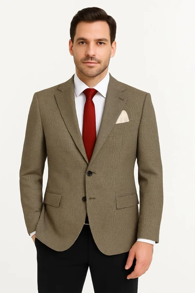 Erkek Tek Ceket Regular Fit - Resim 2