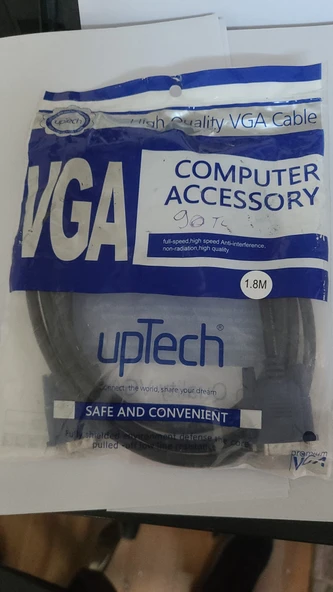 Uptech MK303 VGA Kablo Erkek - Dişi 1.8  Mt ürün görseli 1