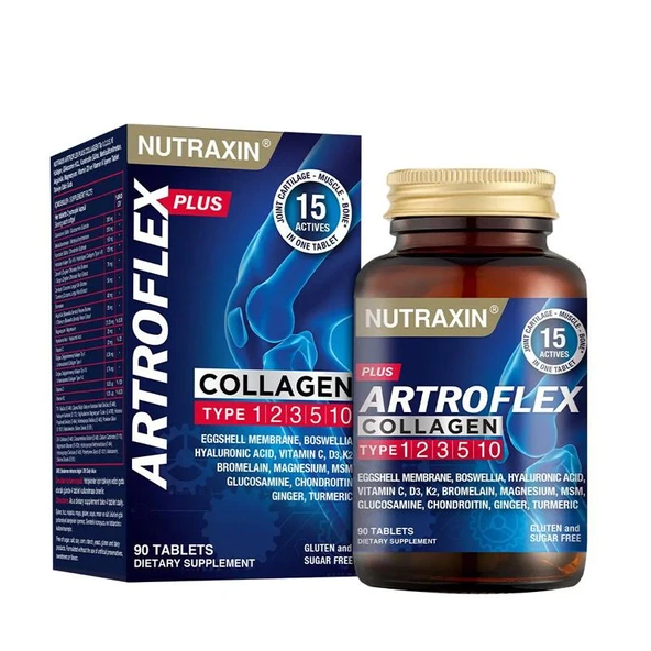 Nutraxin Artroflex Plus Collagen 90 Tablet ürün görseli 1