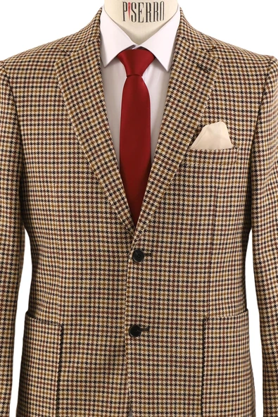 Erkek Tek Ceket Slim Fit - Resim 4