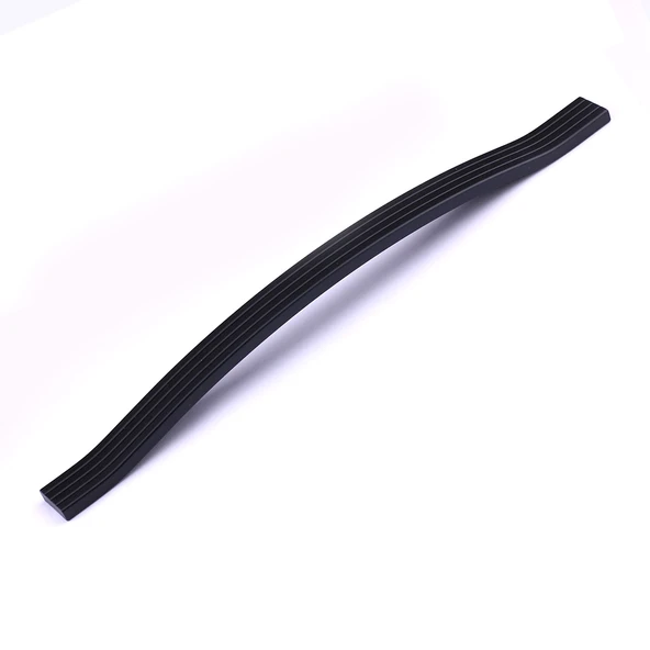 Akasya 320 mm Siyah Metal Mobilya Kulpu Çizgili Model Dayanıklı Uzun Ömürlü Modern Dekoratif Tasarım ürün görseli 1