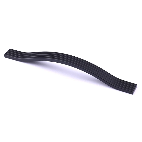 Akasya 288 mm Siyah Metal Mobilya Kulpu Çizgili Model Dayanıklı Uzun Ömürlü Modern Dekoratif Tasarım ürün görseli 1