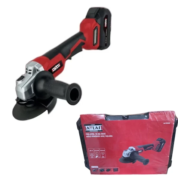 Attlas Pro ATBL 18 AG-502C 20v 5.0 Ah Kömürsüz Akülü Taşlama - A0104068 ürün görseli 1
