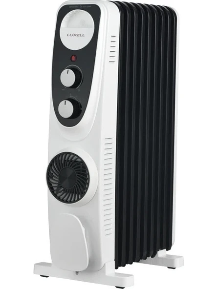 Luxell LUX09-FP-BW 9 Dilim 2400 Watt Turbo Fanlı Yağlı Radyatör ürün görseli 1