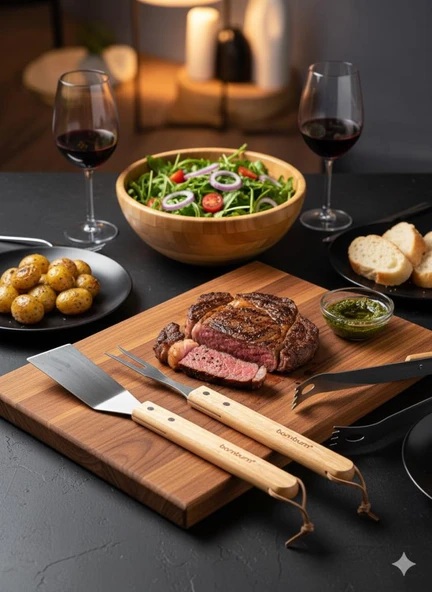Bambum Arkansas - 3 Parça Barbekü Seti 33cm ürün görseli 1