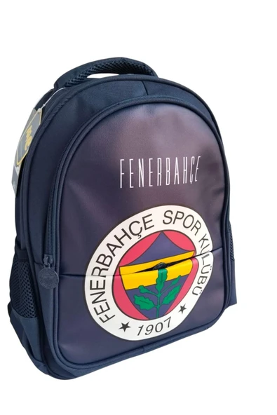 Fenerbahçe Lisanslı Arma Baskılı Suni Deri Okul Çantası ürün görseli 1