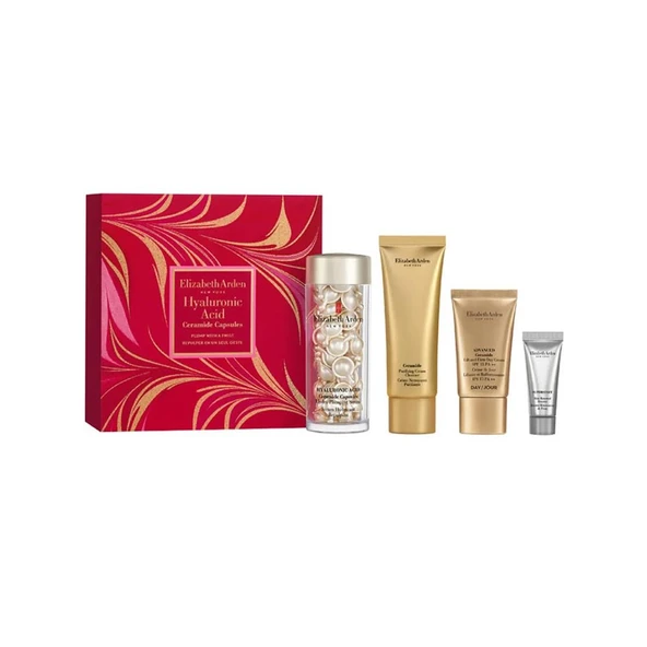 Elizabeth Arden Hyaluronic Acid Ceramide Capsules 4lü Cilt Bakım Seti ürün görseli 1