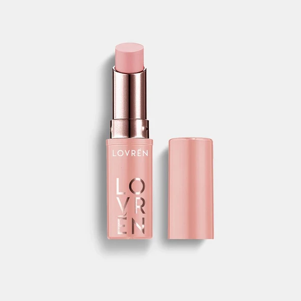 Lovren LB1 Lip Stick Balm Color Boost Nude Nemlendirici Dudak Balmı ürün görseli 1