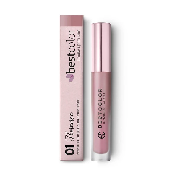 Best Color Invincible Matte Liquid 01 Firenze Likit Ruj 4ML ürün görseli 1