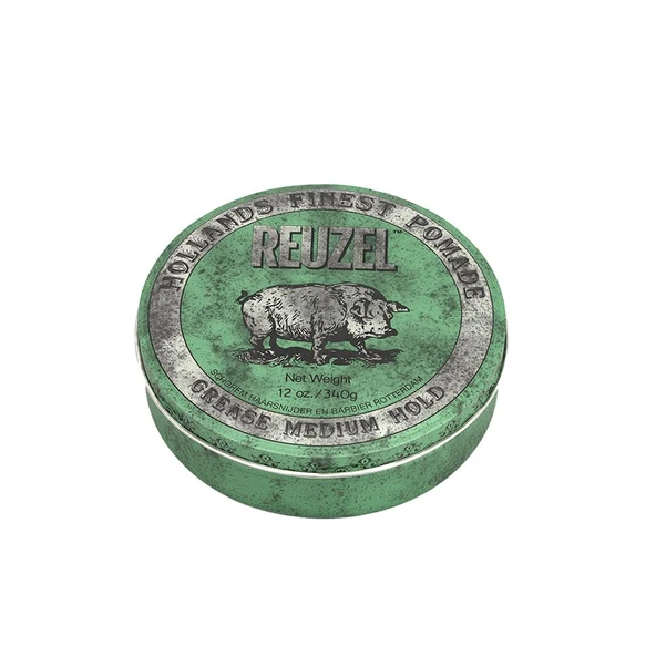 Reuzel Green Pomade Grease Kalın Telli ve Kıvırcık Saçlar için 340Gr ürün görseli 1