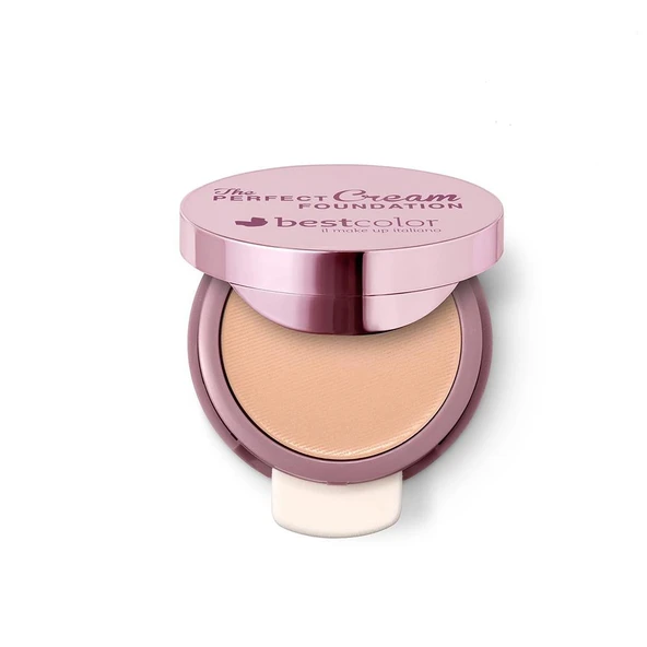 Best Color Kompakt Fondöten Pembe Altın 01 Fondöten ürün görseli 1