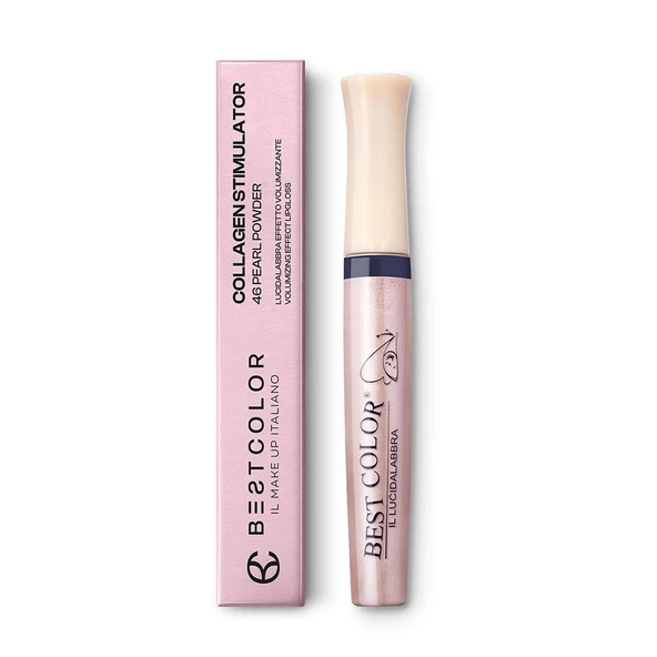 Best Color Collagen Stimulator Volumizing 46 İnci Tozu Dudak Parlatıcısı ürün görseli 1