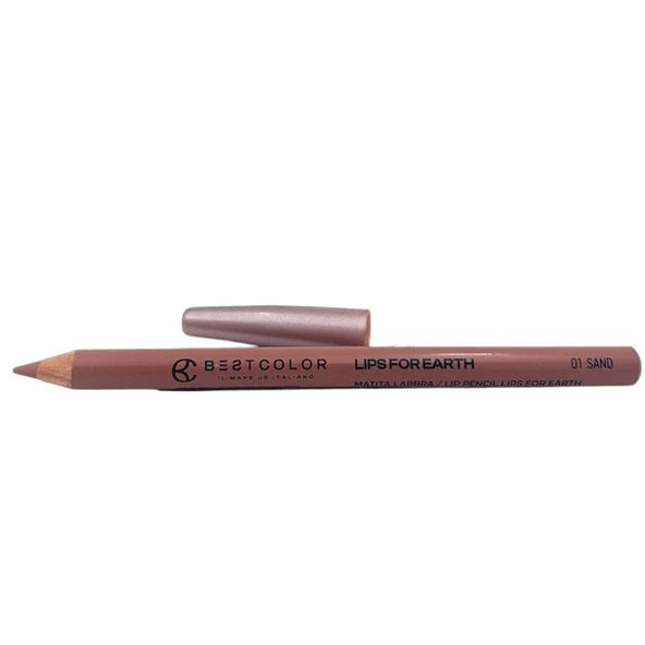 Best Color Lips For Earth 01 Kum Dudak Kontur Kalemi ürün görseli 1