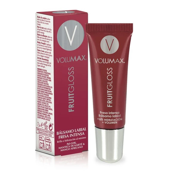 Volumax Fruit Gloss Yoğun Çilek Dudak Parlatıcısı 7.5ML ürün görseli 1