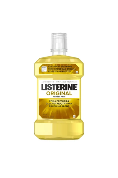 Original Antiseptic Mouthwash For Bad Breath & Plaque Oral Care Ağız Bakım Gargarası 1.5 L ürün görseli 1