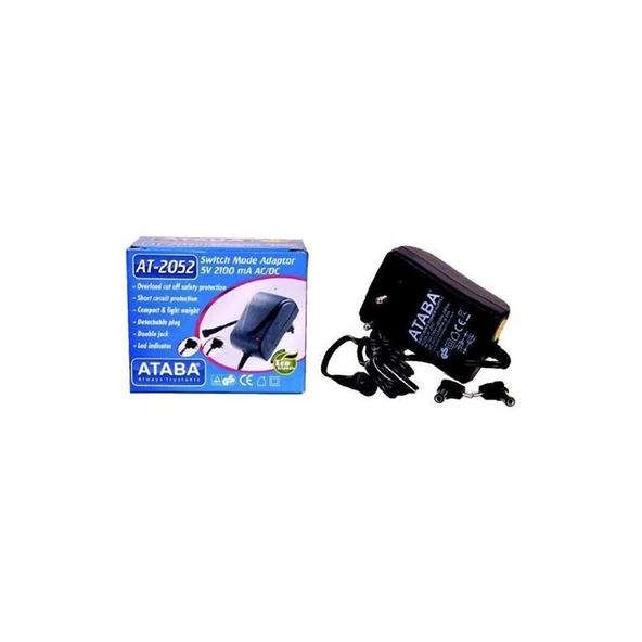 Ataba At-2052 5V 2100 Mah Çift Jacklı Adaptör ürün görseli 1