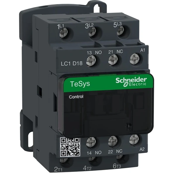 SCHNEIDER TESYS D LC1D18M7 1NA+1NK 7.5KW 3P 18A 220VAC GÜÇ KONTAKTÖRÜ ürün görseli 1