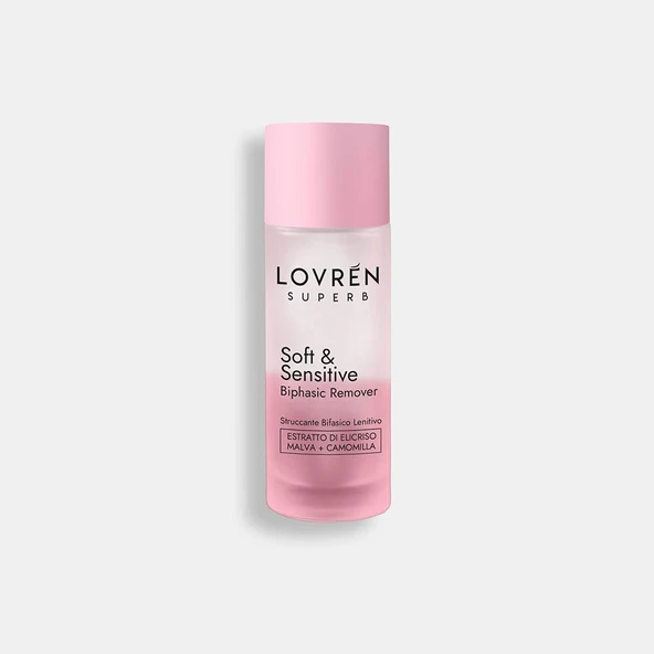 Lovren SuperB Soft & Sensitive Soothing Biphasic Yumuşak ve Hassas Makyaj Temizleyici 100ML ürün görseli 1