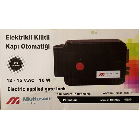 Mutlusan Elektrikli Kilitli Anahtarlı Kapı Otomatiği ürün görseli 1