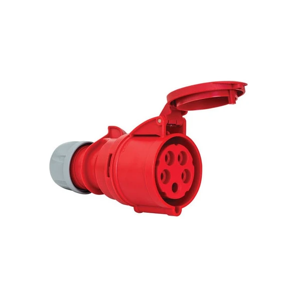 Mete Enerji 32A Cee Norm Uzatma Prizi Ip44 3P+N+E Vidalı ürün görseli 1