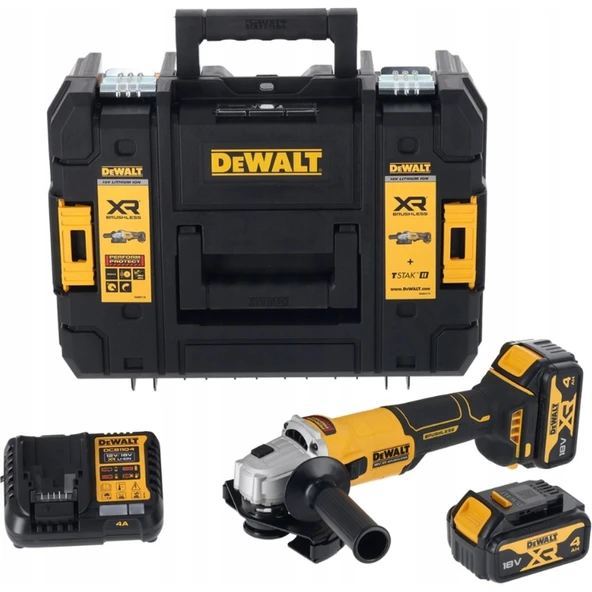 Dewalt DCG407M2T-QW 18V Xr Kömürsüz Akülü Avuç Taşlama 2X4. 0AH ürün görseli 1