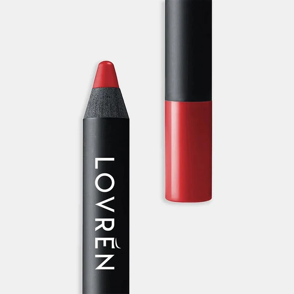 Lovren PR5 Long Lasting Jumbo Raspberry Ahududu Kalem Ruj - Resim 2