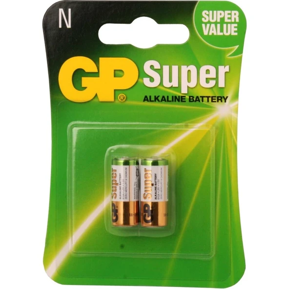 GP GP910A Super Alkalin 2x LR1 1-2AA Yarım Kalem Pil  ürün görseli 1