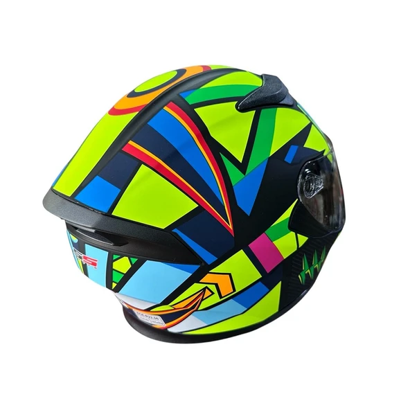 LS5 Fullface Güneş Vizörlü Kask Mat 46 Medium (M) - Resim 2