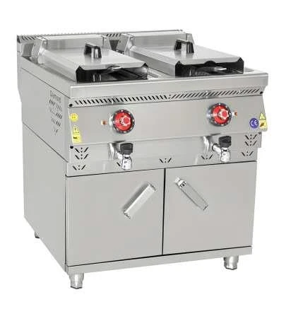 Himaksan Elektrikli Çiftli Fritöz Dolaplı 24 + 24  LT ürün görseli 1