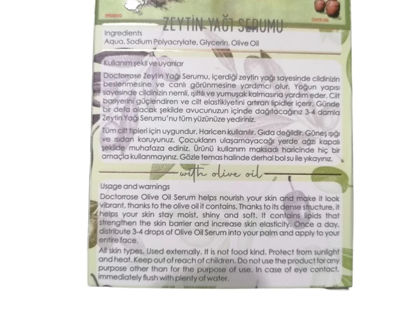 Zeytinyağı Serumu 50ml - Resim 4
