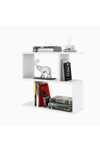 Decormet Lale Yan Sehpa Beyaz - Resim 9