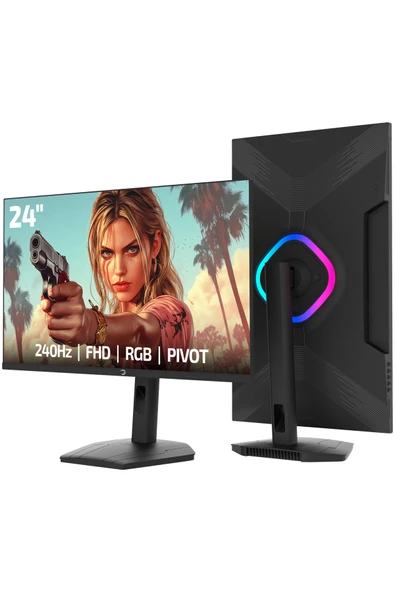 GamePower 24'' Lunis L20 240Hz 0.5ms FHD Flat Gaming Monitör ürün görseli 1