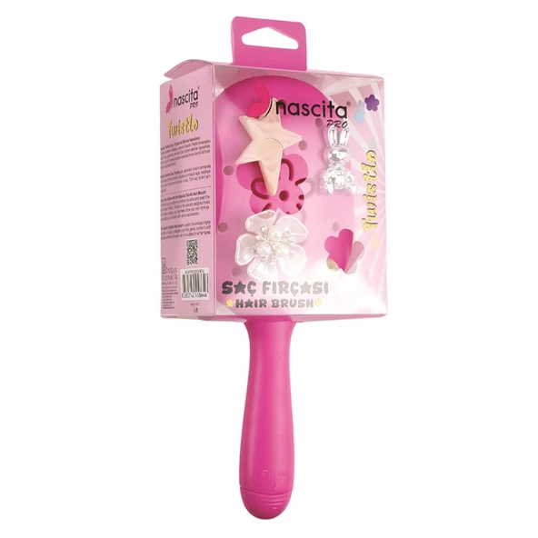 Nascita Pembe Twistlo Saç Firçasi NASFPRO00059PN ürün görseli 1