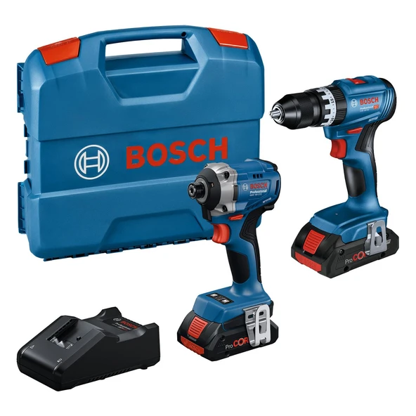GSB 18V-45 + GDR 18V-215 + 2 x 4.0Ah ürün görseli 1