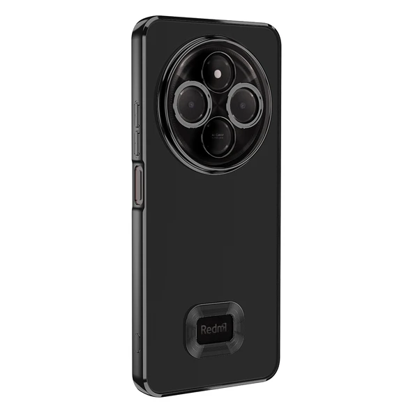 Zore Xiaomi ile uyumlu Redmi 14C 4G Kılıf Kamera Korumalı Logo Gösteren Omega Kapak ürün görseli 1