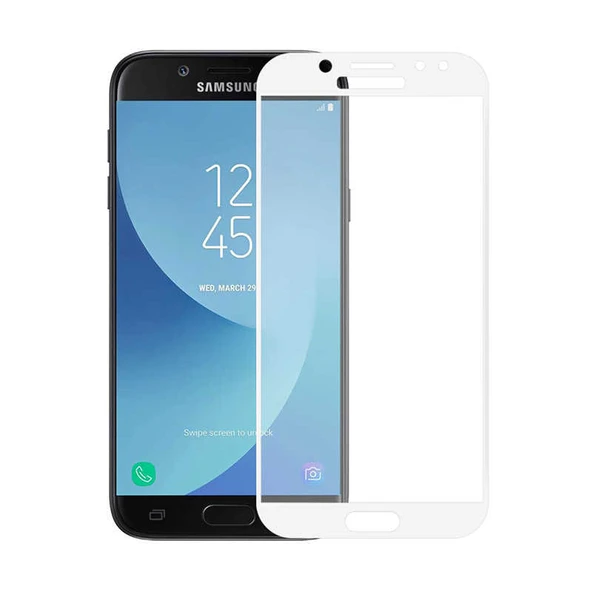 Zore Galaxy ile uyumlu J330 Pro Kenarları Kırılmaya Dayanıklı Cam Ekran Koruyucu ürün görseli 1
