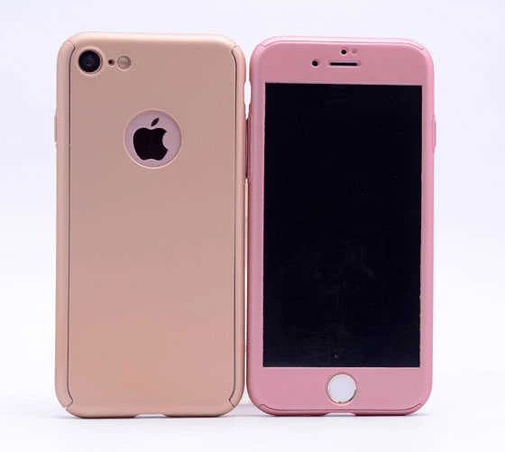 Zore Apple ile uyumlu iPhone 7 Plus Kılıf 360 3 Parçalı Rubber Kapak ürün görseli 1