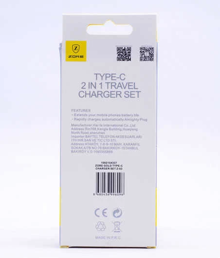 Zore Gold Type-C Şarj Seti Z-03 - Resim 2