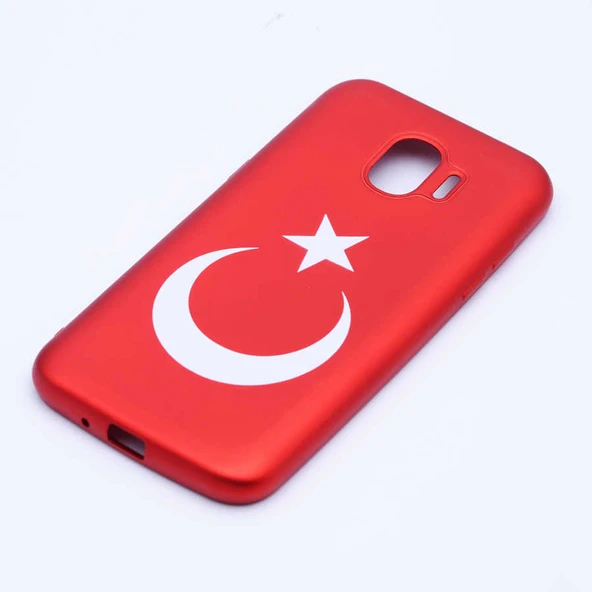 Zore Galaxy ile uyumlu J2 Pro 2018 Kılıf Bayrak Silikon ürün görseli 1