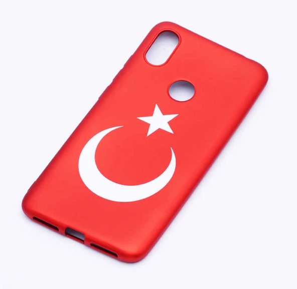 Zore Xiaomi ile uyumlu Mi 8 Kılıf Bayrak Silikon ürün görseli 1