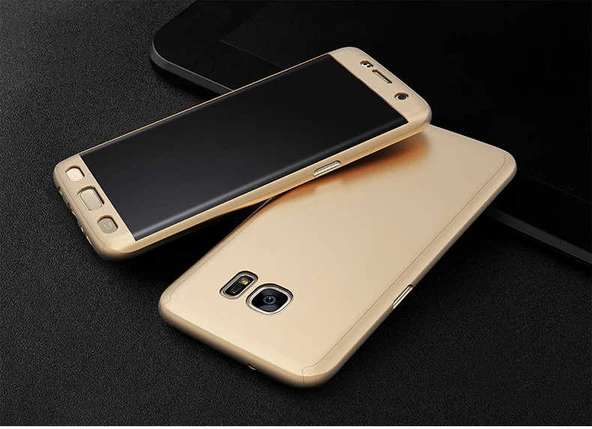 Zore Galaxy ile uyumlu S8 Plus Kılıf 360 3 Parçalı Rubber Kapak ürün görseli 1