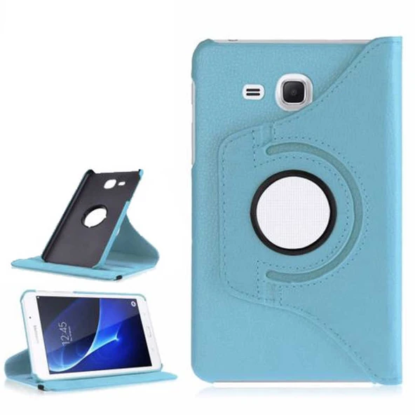 Zore Galaxy ile uyumlu Tab 4 T280 Dönebilen Standlı Kılıf ürün görseli 1
