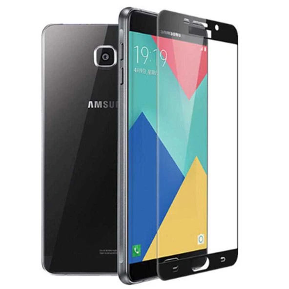 Zore Galaxy ile uyumlu A7 2017 Kenarları Kırılmaya Dayanıklı Cam Ekran Koruyucu ürün görseli 1