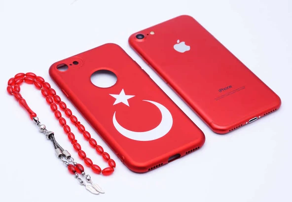 Zore Apple ile uyumlu iPhone 7 Kılıf Bayrak Silikon ürün görseli 1