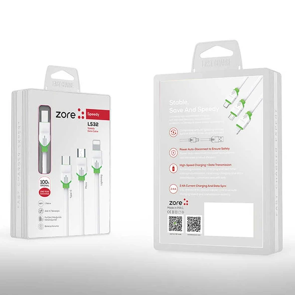 Zore LS32 Micro Usb Kablo ürün görseli 1