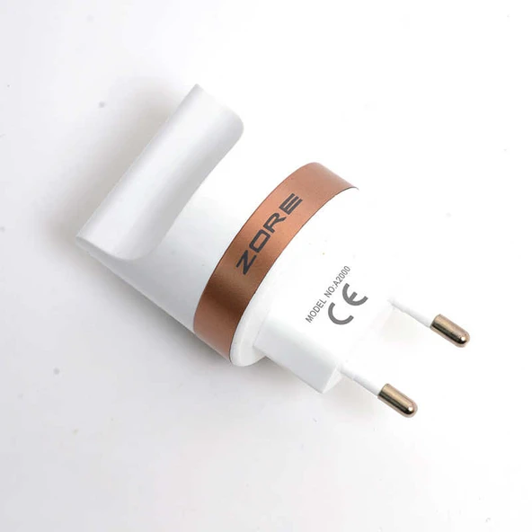 Zore Tiger 2000 Mah 2 in 1 Lightning Ev Şarj Seti - Resim 2