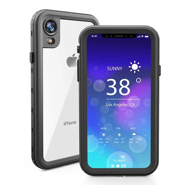 Zore Apple ile uyumlu iPhone XR 6.1 Kılıf 1-1 Su Geçirmez Kılıf ürün görseli 1